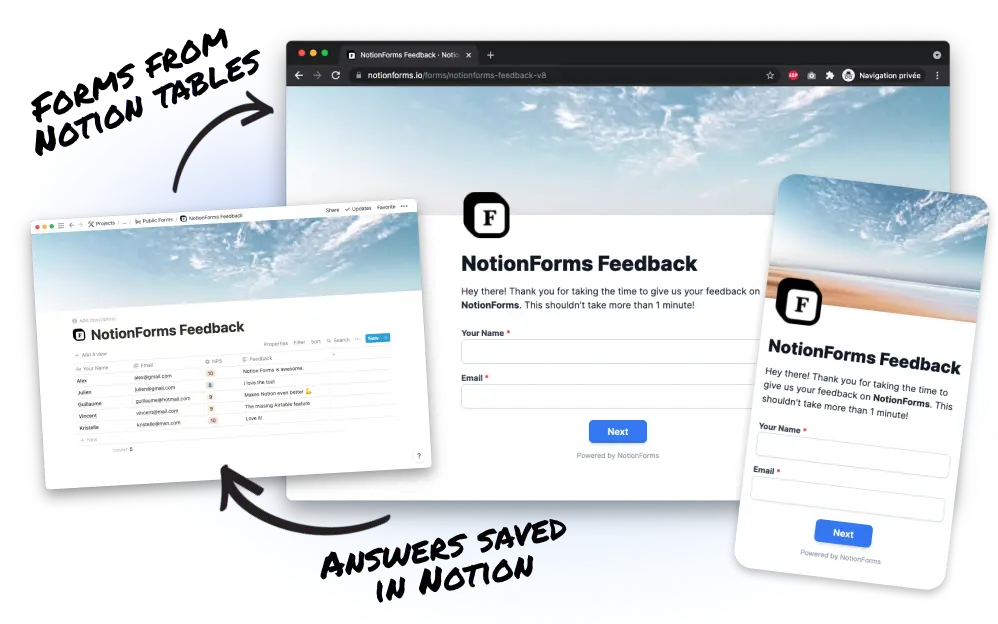 NotionForms product image