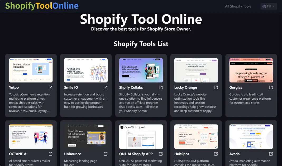 Shopify Tool Online product image