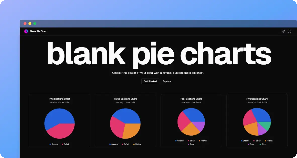 Blank Pie Chart product image