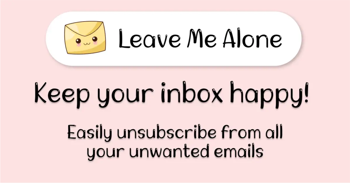 Leave Me Alone product image