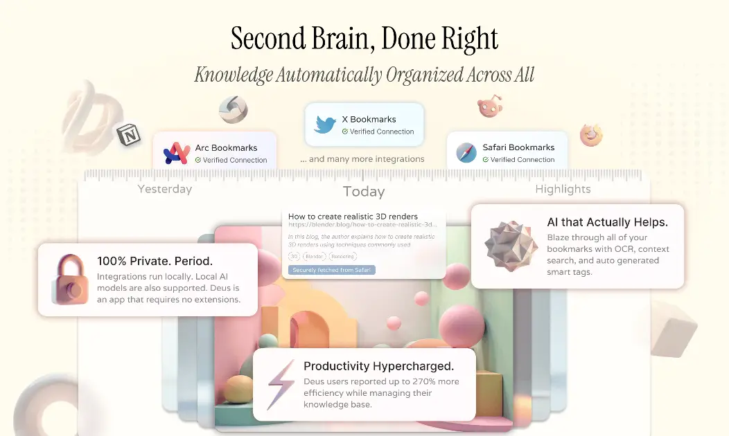 Deus: Second Brain Done Right product image