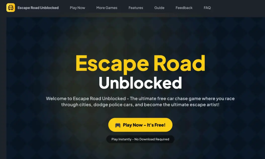 Escape Road Unblocked Game product image