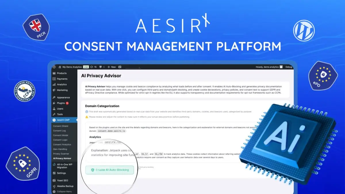 AesirX Consent Management Platform image number 01