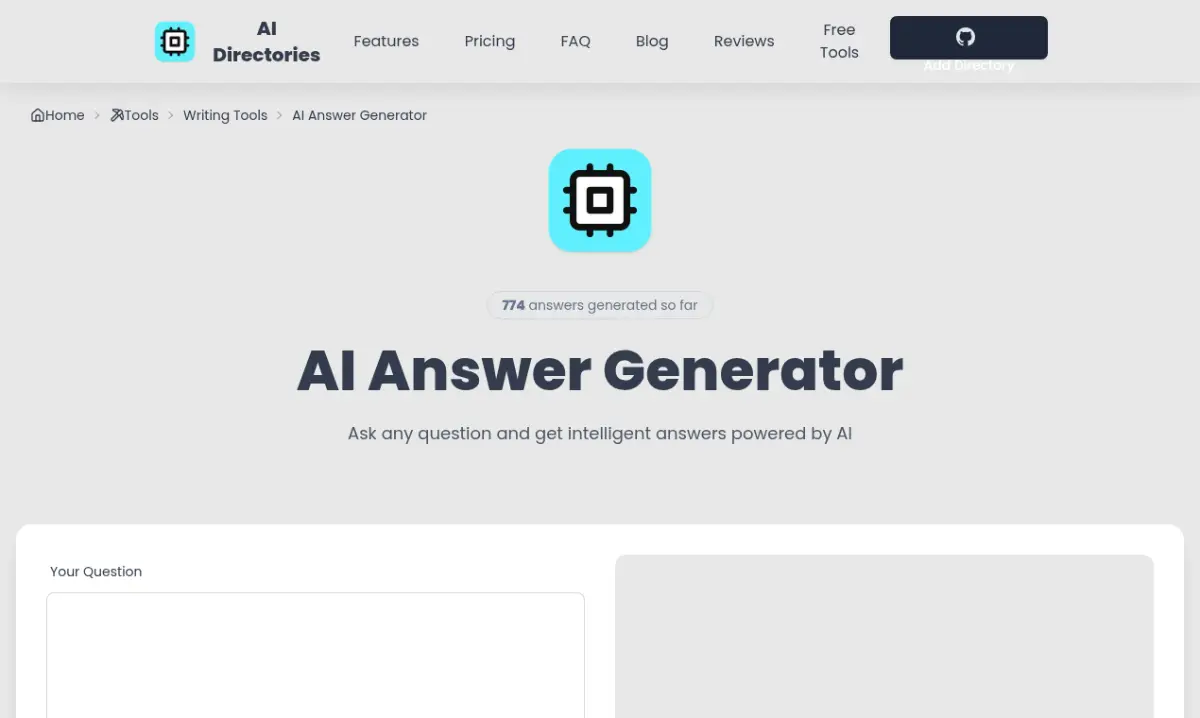AI Answer Generator product image
