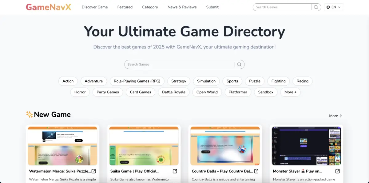 GameNavX Game Directory product image