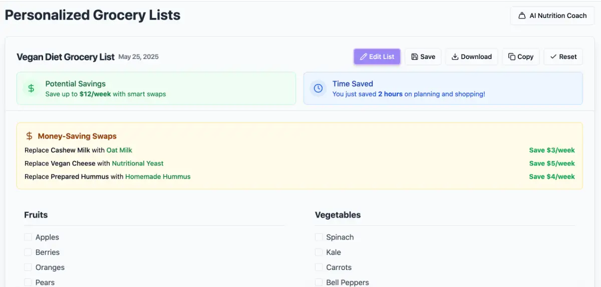 Grocery List AI image number 11