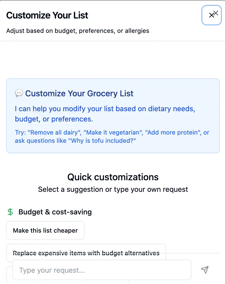 Grocery List AI image number 21