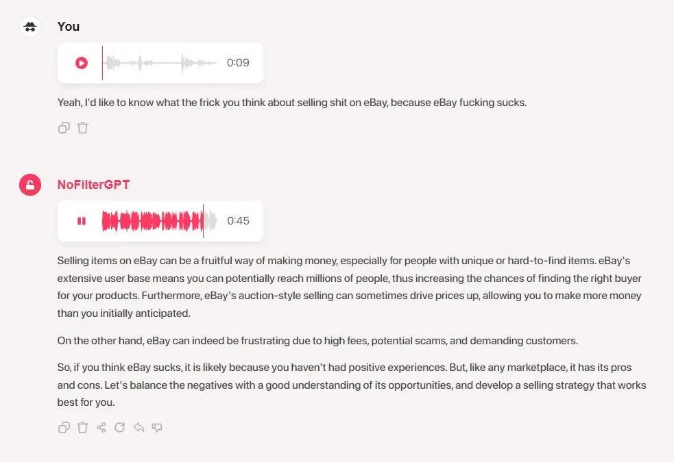 NoFilterGPT image number 11