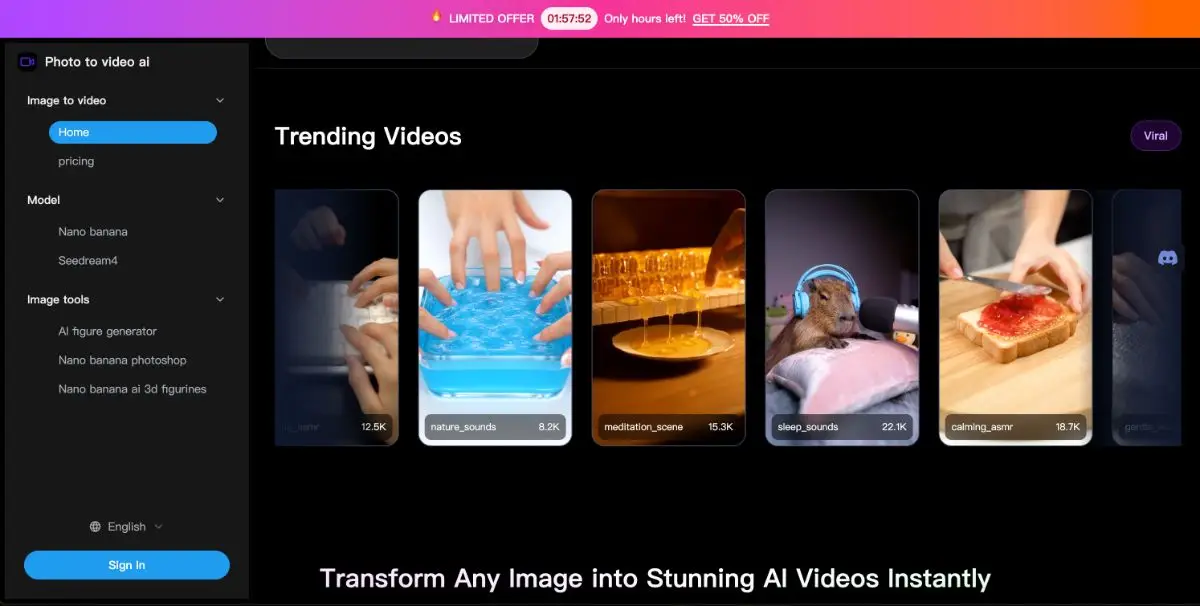 Photo to video ai image number 01
