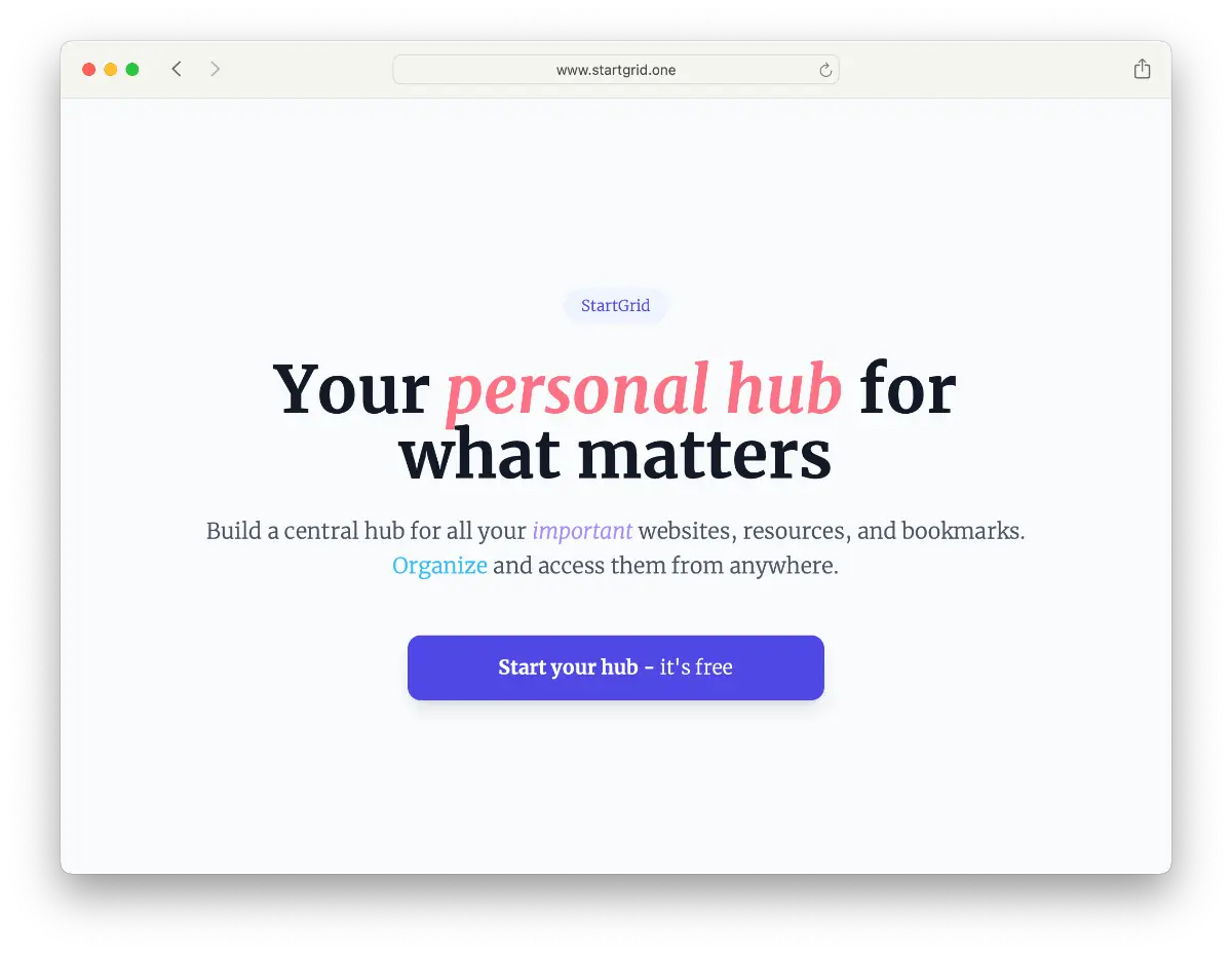 StartGrid product image