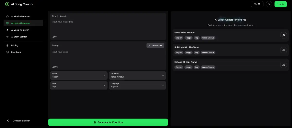 AI Song Creator image number 01