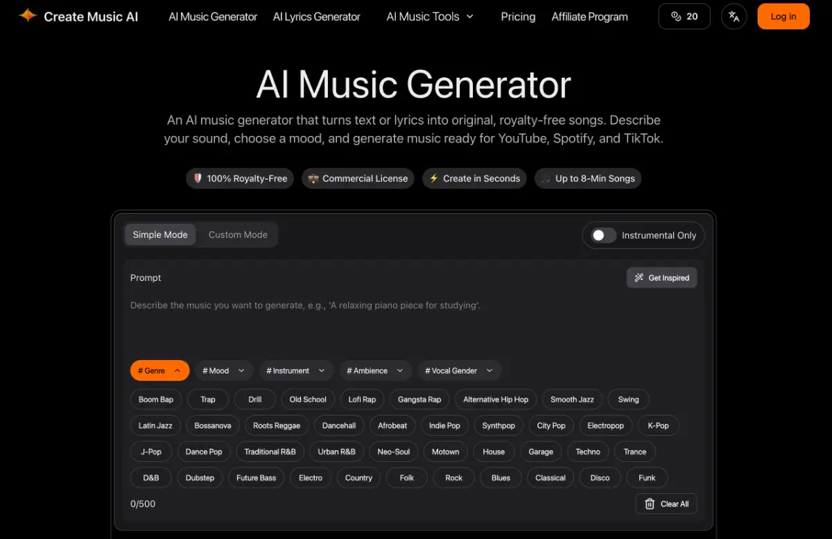 Create Music AI image number 01