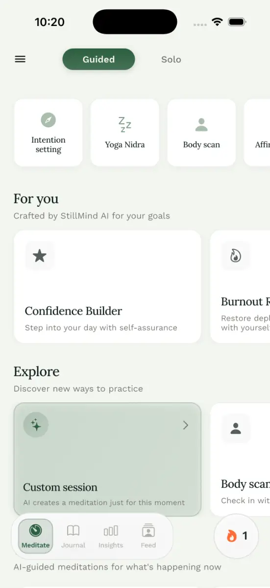 StillMind Meditation Journal image number 01