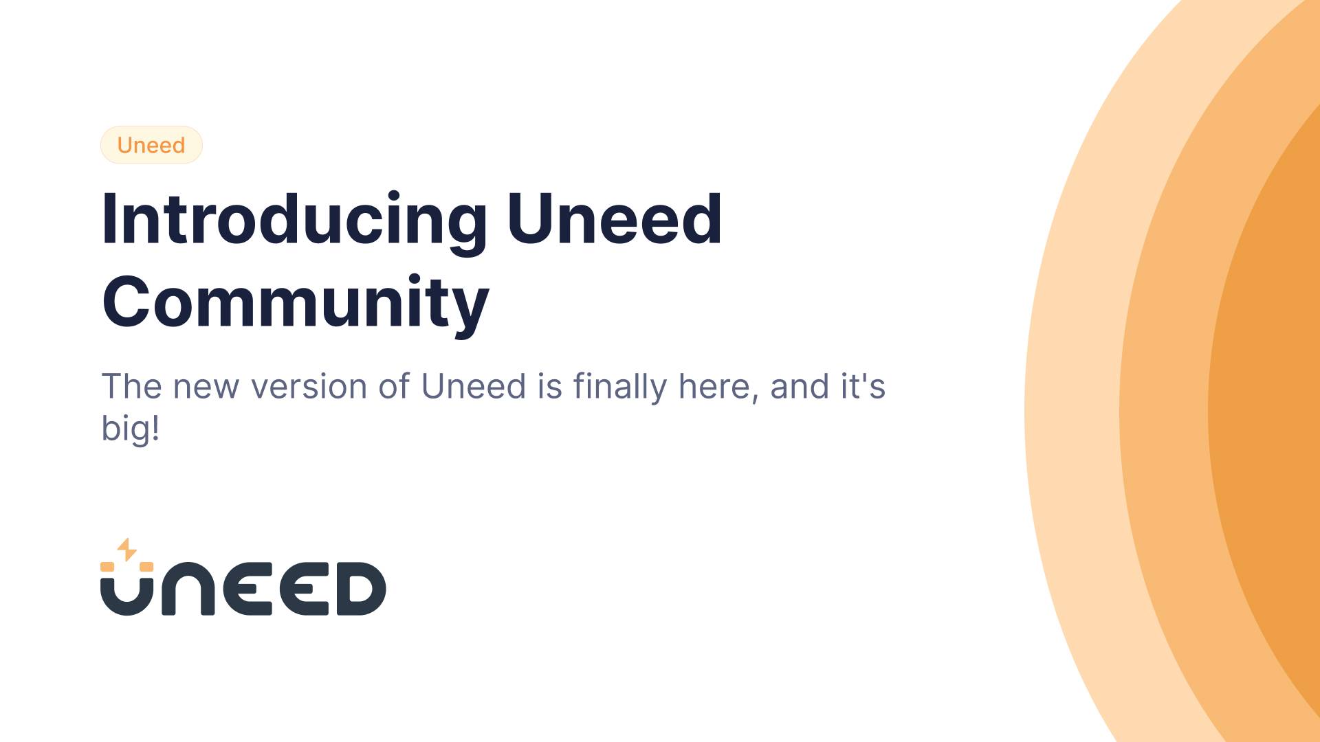Introducing Uneed Community