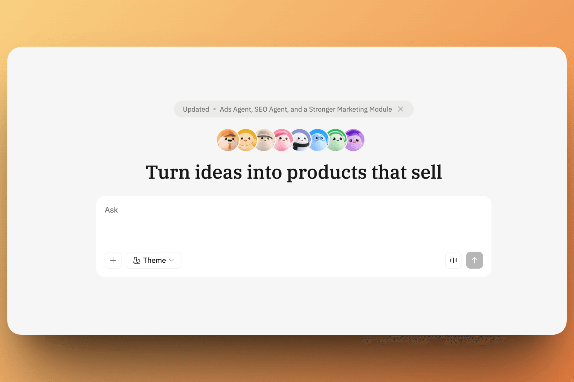 Inside the logged-in dashboard, Atoms surfaces projects, templates, and launch-oriented entry points instead of pushing users into a blank technical workspace.